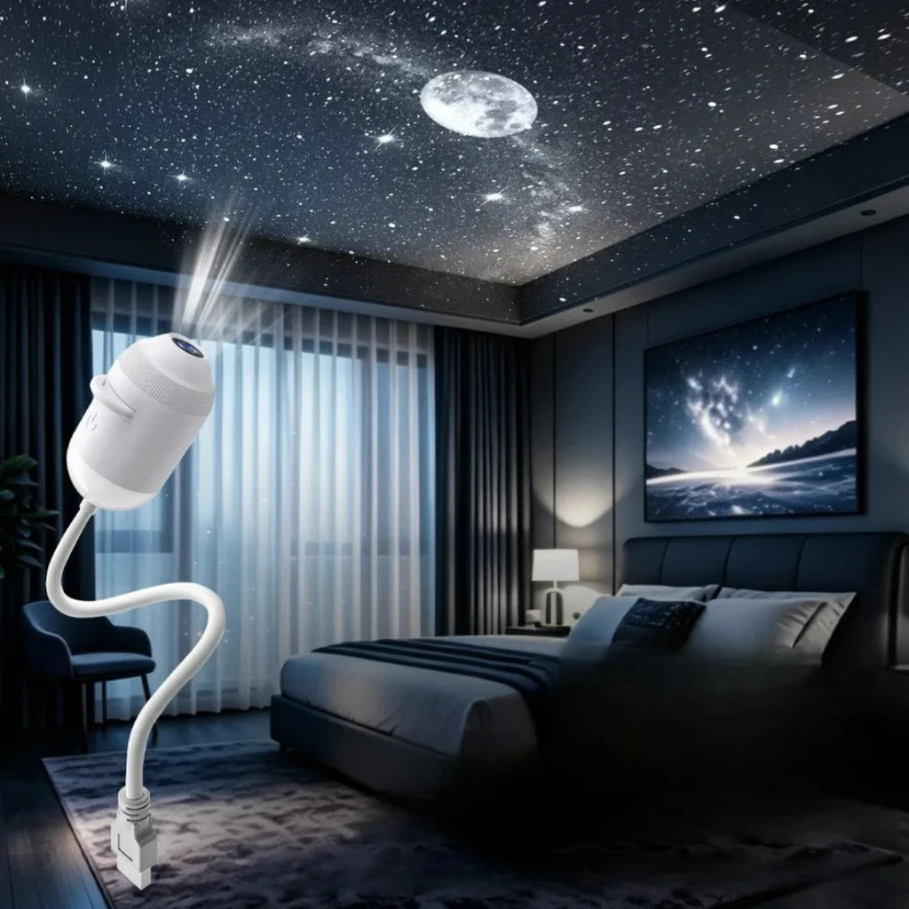 DINUZO Galaxy Projector – Trasforma ogni stanza in un cielo stellato
