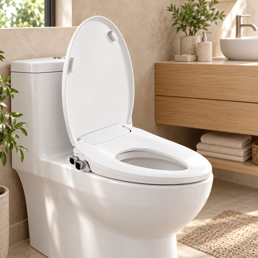 Fresh Comfort Bidet Toilet Seat – Dual Nozzle, Soft-Close & Easy Install