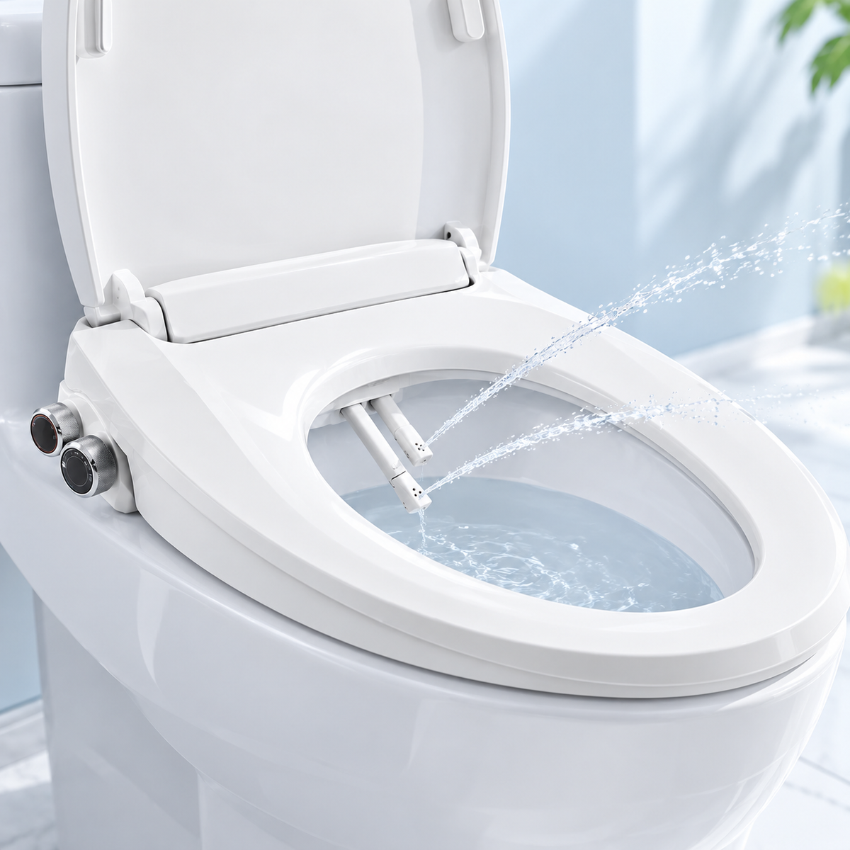Fresh Comfort Bidet Toilet Seat – Dual Nozzle, Soft-Close & Easy Install