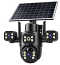 Cameră de supraveghere solară DINUZO cu trei lentile