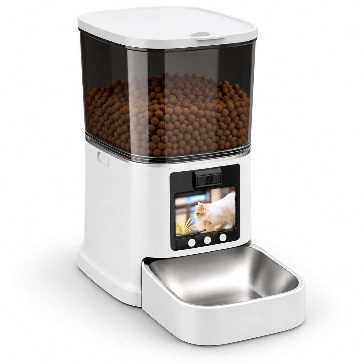 DINUZO Smart Pet Feeder 5L cu cameră și apel video